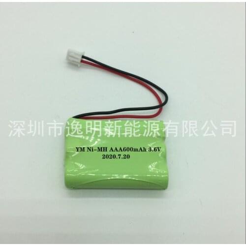Li-ion Battery Wireless landline telephone fixed line Ni-MH 2 3 AA 3.6V 600mAh Rechargeable battery pack