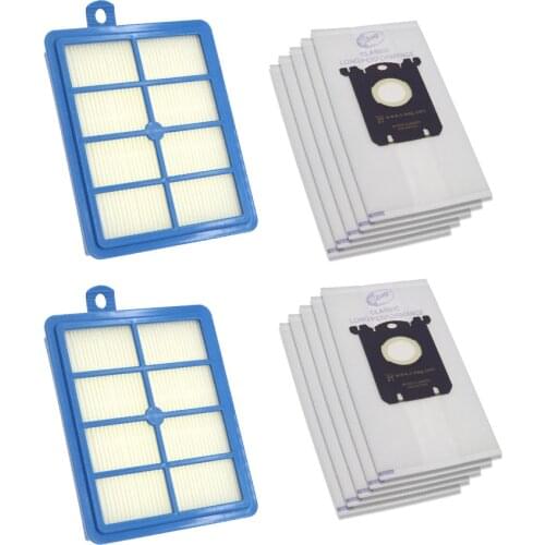 Bpfire Replacement Hepa Filter Dust Bags for Electrolux Vacuum Cleaner Filter Electrolux Hepa and S-BAG for philips bags aeg