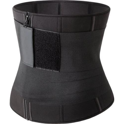 MUKATU New 2 In 1 Body Waist Trainer for Women Men Sweat Slimming Belt Wraps Weight Loss Breathable Sauna Belt Waist Support