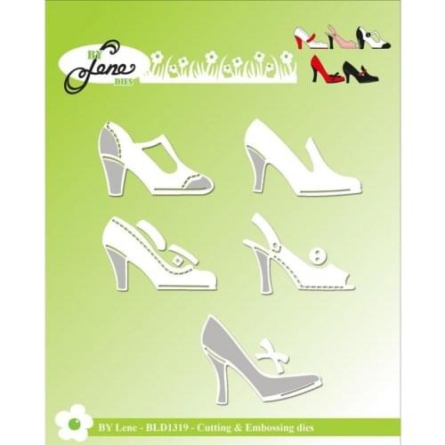 AliliArts Metal Cutting Dies High heels set diy Scrapbooking Photo Album Decorative Embossing PaperCard Crafts Die 2020