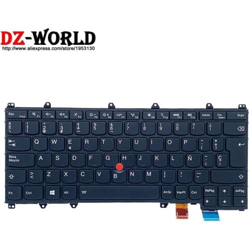 New Original ES Spanish Backlit Keyboard for Lenovo Thinkpad Yoga 260 Laptop 00PA216 00PA134