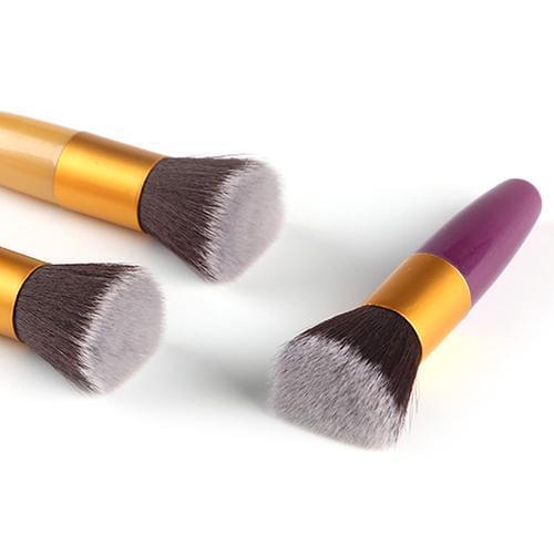 New Portable Powder Face Blush Foundation Brush Makeup Cosmetics Beauty Tool Makeup Brush Flat Cream Makeup Brushes