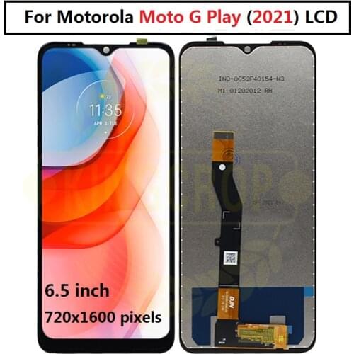 Original For Motorola Moto G play 2021 LCD DisplayFor moto G play Touch Screen Assembly Repair Parts For Motorola Gplay 2021 LCD
