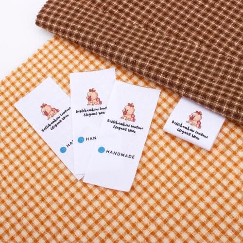 Custom sewing labels, Personalized Brand, Logo or Text, Custom Design, personalized tags for children (MD0037)