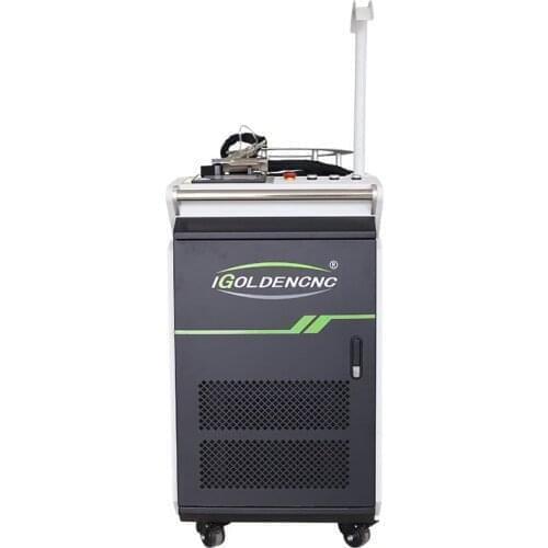 Portable handheld fiber laser rust remover backpack laser cleaning machine 500w 100 watt laser cleaner rust oil painting surface