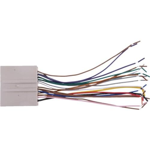 Durable Car Stereo Radio Wiring Harness CD Player Wire kit For Ford / Hyundai / Lincoln