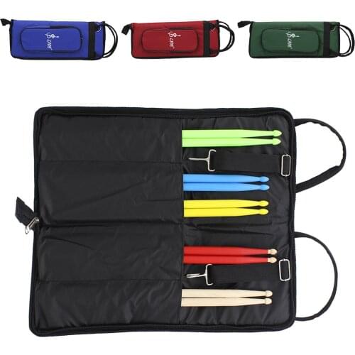 Durable Drumstick Bag Drum Sticks Mallet Shoulder Case Holder Hand Gig Bag