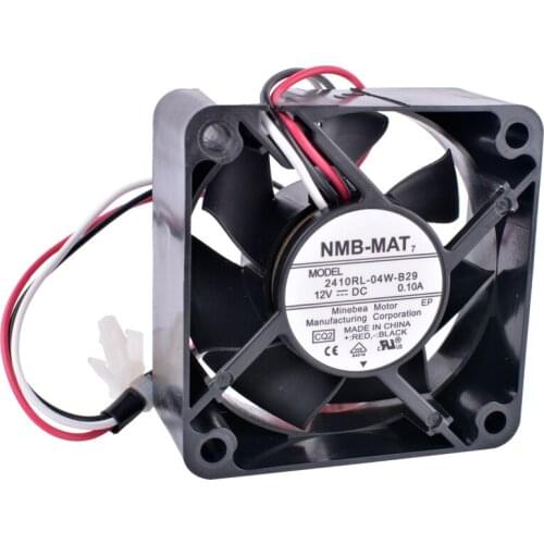 COOLING REVOLUTION 2410RL-04W-B29 6cm 60mm fan 6025 12V 0.10A Double ball bearing computer CPU fan and washer cooling fan
