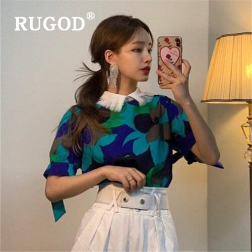 Женские белые рубашки RUGOD China At AliExpress