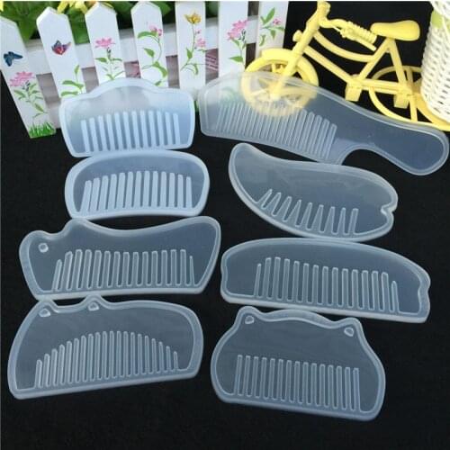 Comb Series Silicone Mold Epoxy Resin Jewelry Making Cosmetic Tools DIY Hand Craft