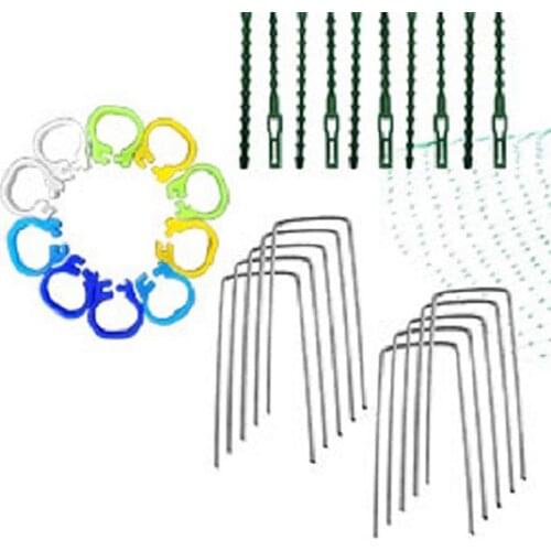 Anti Bird Netting 33Ftx13Ft with Nylon Cable Ties Garden Plants Mesh Protect