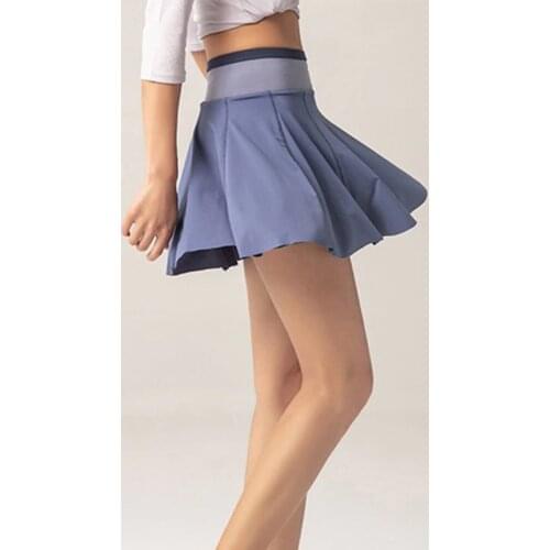 Cloud Hide Sports Skirts High Waist Tennis Golf Skirt Fitness Shorts Women Athletic Quick Dry Running Short Sport Skort Pocket