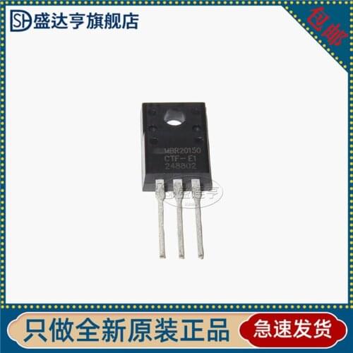 10Pcs/Lot MBR20150CTF-E1 MARKING:MBR20150 TO220F-3 SCHOTTKY DIODE