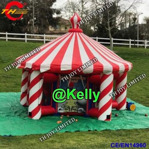 Free door shipping Circus themed 5-game Carnival Inflatable Combo, Carnival Game 5 in 1