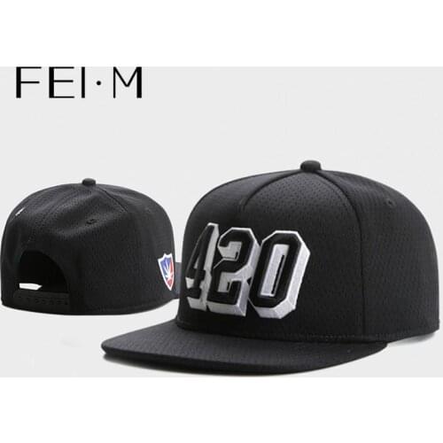 FEI M Fashion FO TWENNY 420 Quick Drying Snapback Cap Summer Mesh Baseball Cap Outdoor Ventilation Adult Sports Sun truck Hat 1