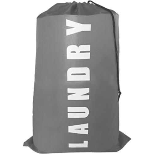 Large Nylon Laundry Bag Wash Travel Storage Pouch Machine Washable Dirty Clothes Organizer Wash Drawstring Bag For Home