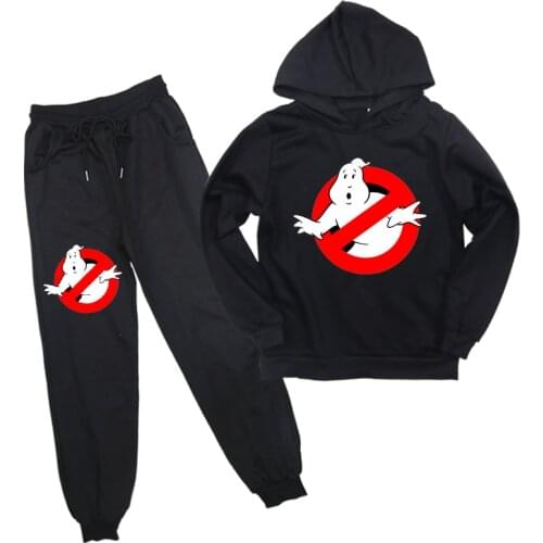 Kids Ghostbusters Sweatshirt Suit Boys Girls Casual Clothing Pullover Anime Hoodies Autumn New Tops Coats Children New Year gift