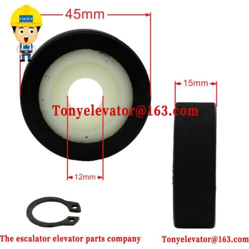 DK-RSL DK-RN4 Elevator door lock wheel 45*15*12 OD45mm W15mm ID12mm