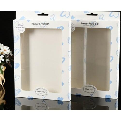 Custom design clear window paper baby clothes packaging box,cupcake container box with window insert ---PX11958