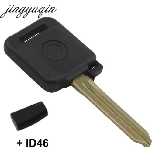 Jingyuqin Ignition Chipped Transponder Key For Nissan with Chip 46 ID 46 PCF7936AS PCF7936
