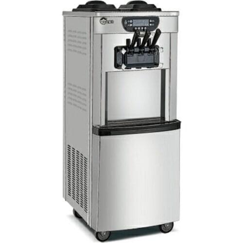 Stainless Steel Ice Cream Machine With Prices Commercial Restaurant Used Soft Top Ice Cream Machine