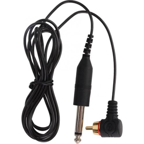 Tattoo Machine Ultra-fine Hook Line RCA Interface Durable Right Angle Elbow Tattoo Clip Cord Tattoo Power Supply