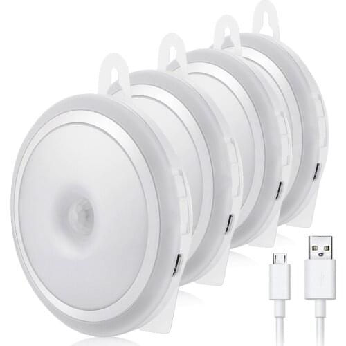 Motion Sensor Night Light Under Cabinet Light with Wireless Detector Light Wall Lamp for Porch Kitchen and Bedside