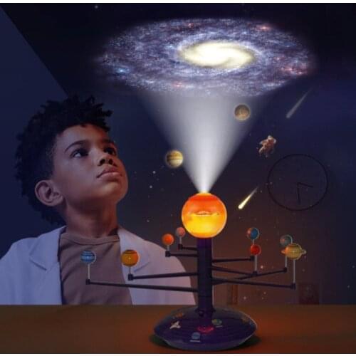 New Solar System Planetary Instrument Model Astronomical Science Eight Planets 3D Celestial Body Instrument Projector Toys
