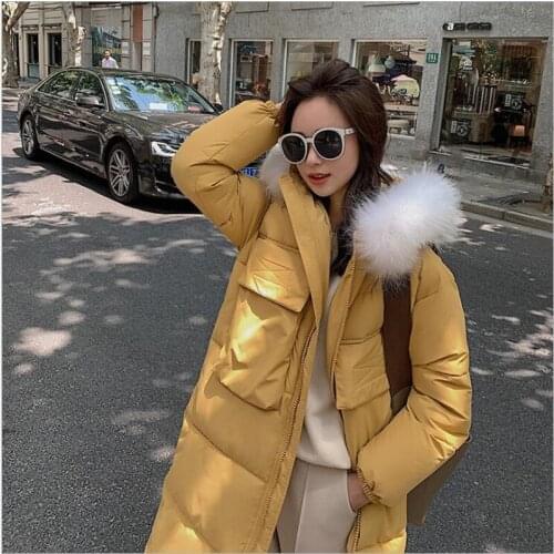 New 2019 Winter Coat Women Thickening Wadded Jacket Parkas Female Outerwear Casual Cotton Wadded Coat chaqueta feminino Z87