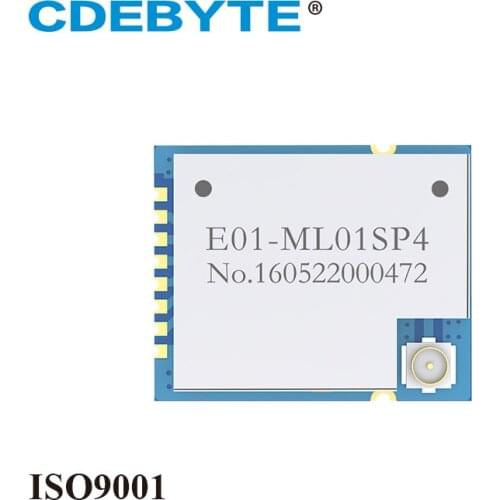 Ebyte E01-ML01SP4 nRF24L01P 2.4GHz 20dBm 100mW IPEX nRF24L01+ PA LNA IoT Module 2Mbps SMD Wireless Transceiver