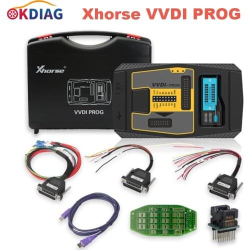 Original Xhorse VVDI PROG Programmer V5.0.2 VVDI Programmer Auto Key Tool PCF79XX Adapter For BMW E/F series ISN Read Function