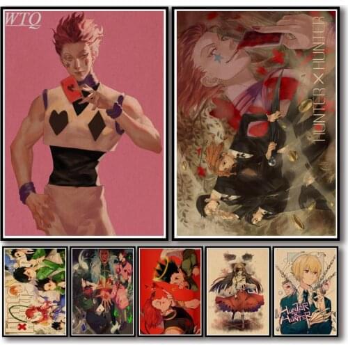 Hunter X Hunter Retro Posters Anime Posters Canvas Painting Wall Decor Posters Wall Art Picture Room Decor Home Decor