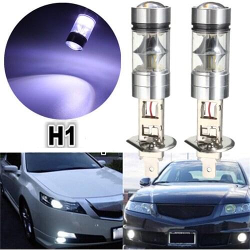2pcs 1pcs 100W Fog light Turn Signal Lights H1/H4/H7/H11 White Color Tail Driving Lamp DRL Day Runnight Reverse SMD3030 20leds