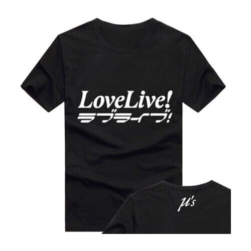 Anime Love Live T-shirt lovelive! t-shirt Woemen Summer Short-sleeve Cotton Tees Tops