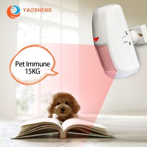 YAOSHENG 433Mhz Auto Pet-proof PIR Sensor Infrared Wireless Motion Detector RF Sensor For Smart Home Security Alarm System