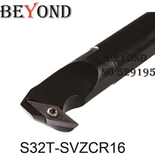 BEYOND High Quality 32mm S32T SVZCR S32T-SVZCR16 Internal Turning Tool Holder Boring Bar CNC Lathe Cutting Cutter Tools Holder