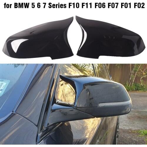 For BMW 5 6 7 Series F10 F11 F18 GT 5GT F07 F06 F12 F13 LCL F01 F02 Carbon Fiber Side Rearview Mirror Cover Cap
