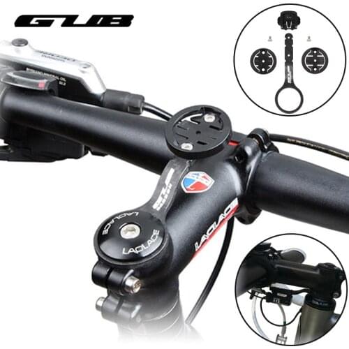GUB Carbon Fiber Bicycle Computer Holder Bike Electronic Derailleur Stem Mount Extension For Cateye/Bryton/GARMIN Edge GPS Mount