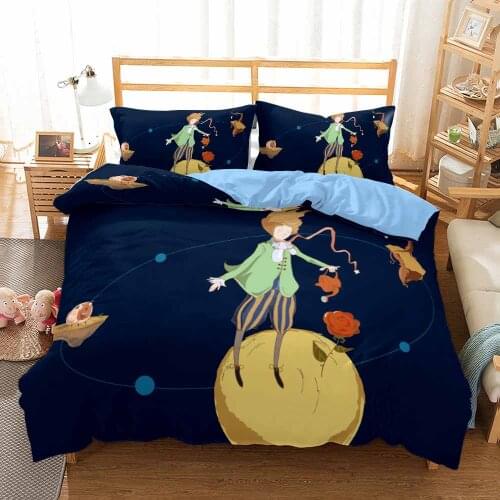 Baby Prince Bedding Set 3D Printing Duvet Cover Beautiful starry sky Quilt Cover Queen King Size Comfortable Cover Home Textiles