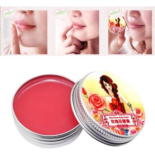 Rosebuds Cream Lip Care Lip Balm Moisturizing Fades Lip Lines For Teens Women And Men SANA889