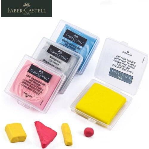 Faber Castell Drawing Art Kneaded Eraser Soft Sketch Putty highlight Kneadable Rubber Painting Correcting Lightening Charcoal