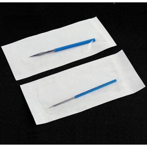 All Size Multi-functional Three Edged Needle Disposable Sterilized Safety Tattoo Needle Permanent Makeup Needle for Beauty Salon