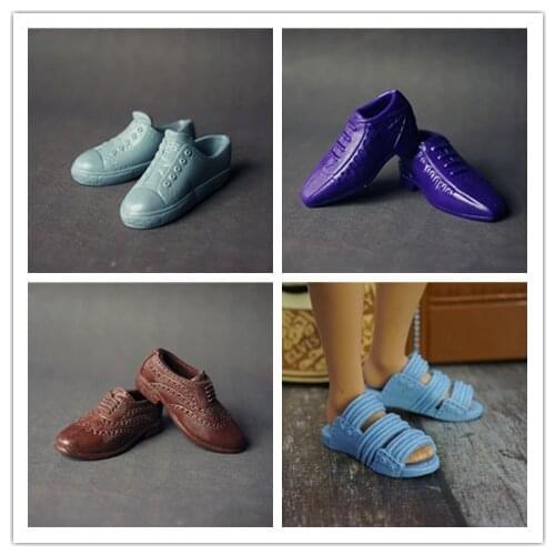 New 3Pair/lot Fashion Doll Shoes Sneakers Shoes For Ken Male Dolls Accessories For Barbie Boyfriend Ken