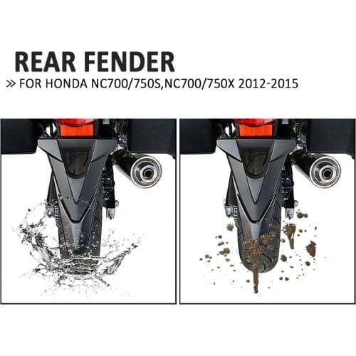 NEW Motorcycle Rear Fender NC750X NC700X NC750S Extender For Honda NC 700 S NC 750 S NC 700 X NC 750 X 2012-2015