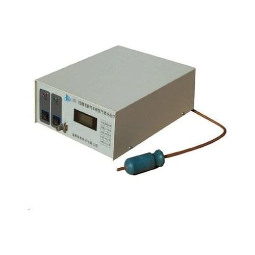 Waste detector of microcomputer automobile exhaust analyzer