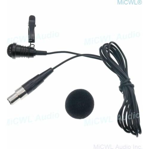 ME4 Professional Cardioid Clip-On Microphone For AKG Samson Wilress System TA3F Lavlaier Mic