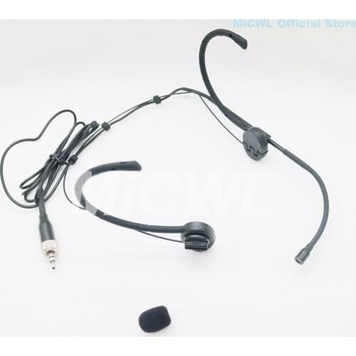 Professional Condenser Headset Microphone For Sennheiser HSP2 G1 G2 G3 G4 Foldable Wireeless Headworn Mic 3.5mm Stereo Screw