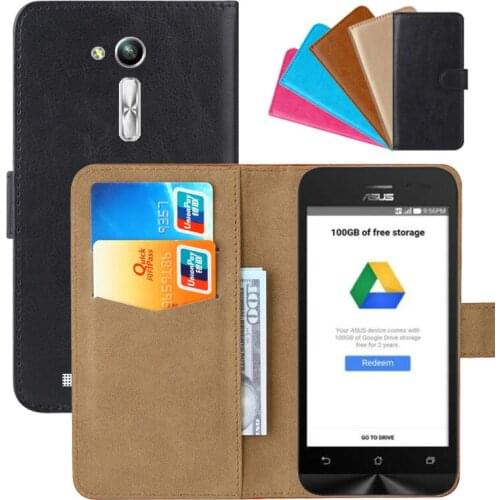 Luxury Wallet Case For ASUS ZenFone Go (ZB450KL) (ZB452KG) PU Leather Retro Flip Cover Magnetic Fashion Cases Strap