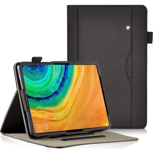 Handheld Case for Huawei MatePad 10.8 PU Leather Cover for Huawei MatePad Pro 10.8 Inch MRX-W09 MRX-AL09 2019 Tablet Shell + Pen