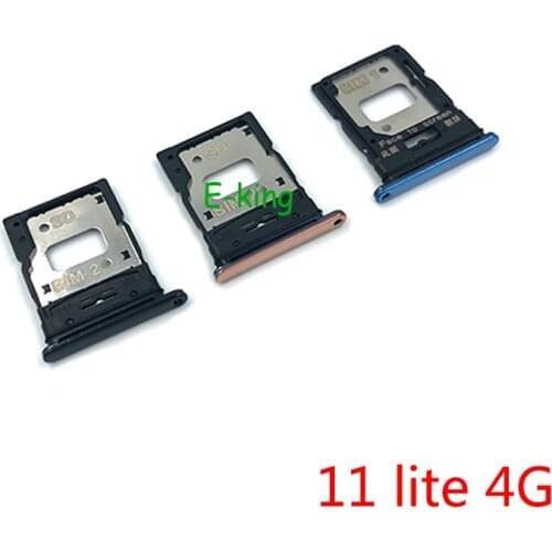 For Xiaomi Mi 11 Lite 4G 5G Sim Card Slot Tray Holder Sim Card Reader Socket